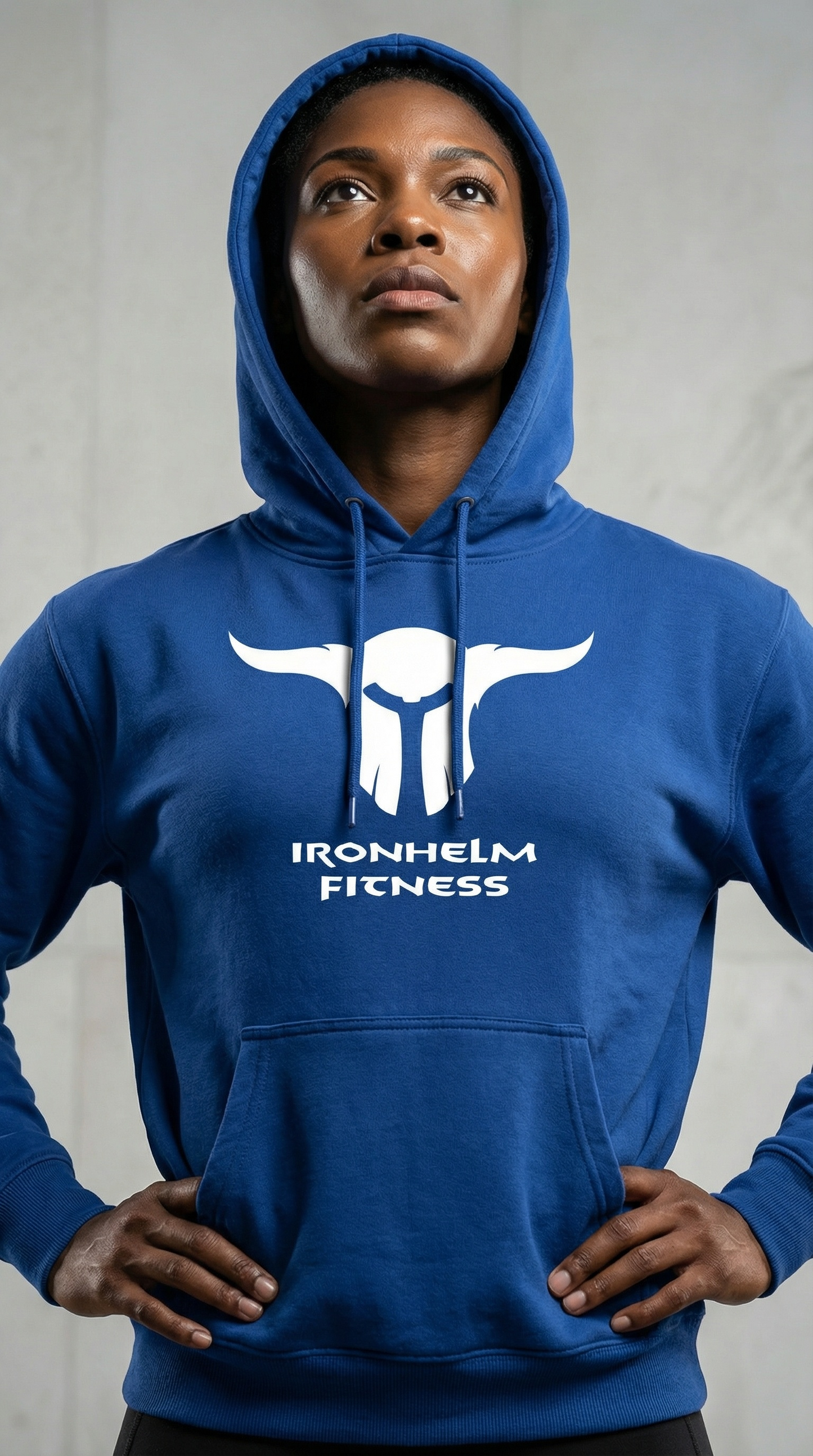IRONHELM Fitness Hooded Pullover (Royal)