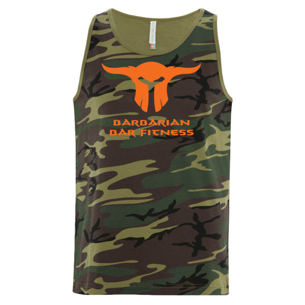 Barbarian Bar Fitness Tank Top (Camo)