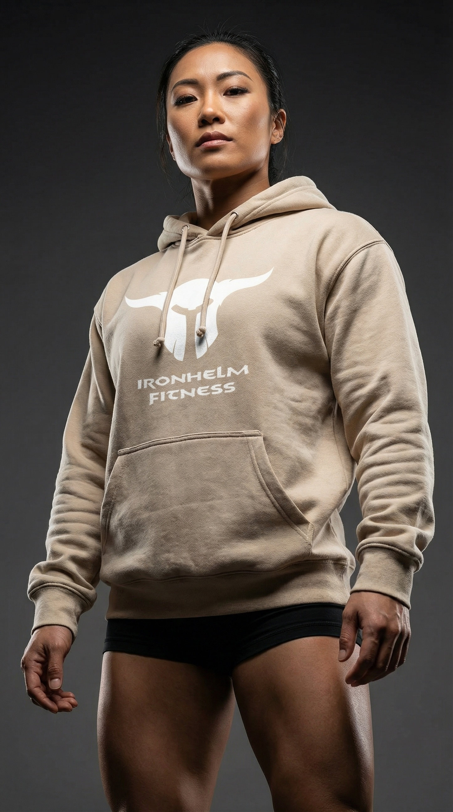 IRONHELM Fitness Hooded Pullover (Sandstone)