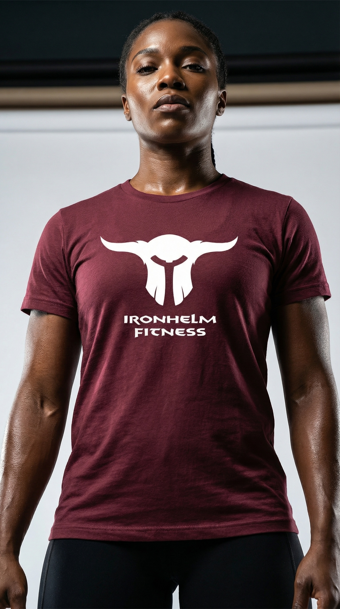 IRONHELM Fitness Shirt (Cardinal)