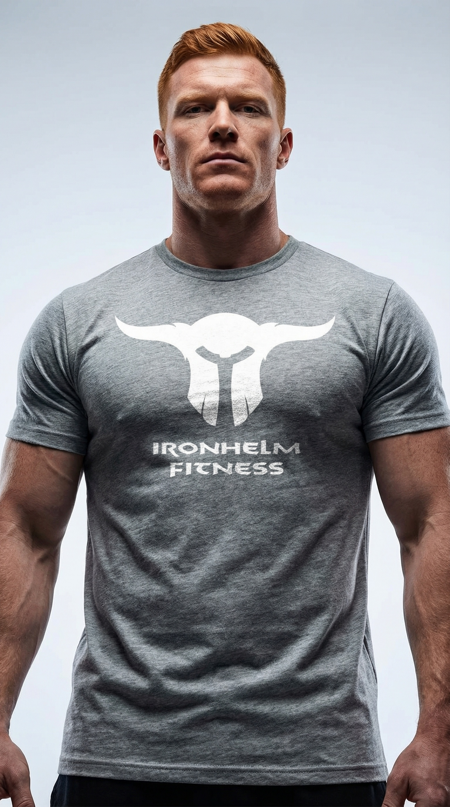 IRONHELM Fitness Shirt (Athletic Gray)