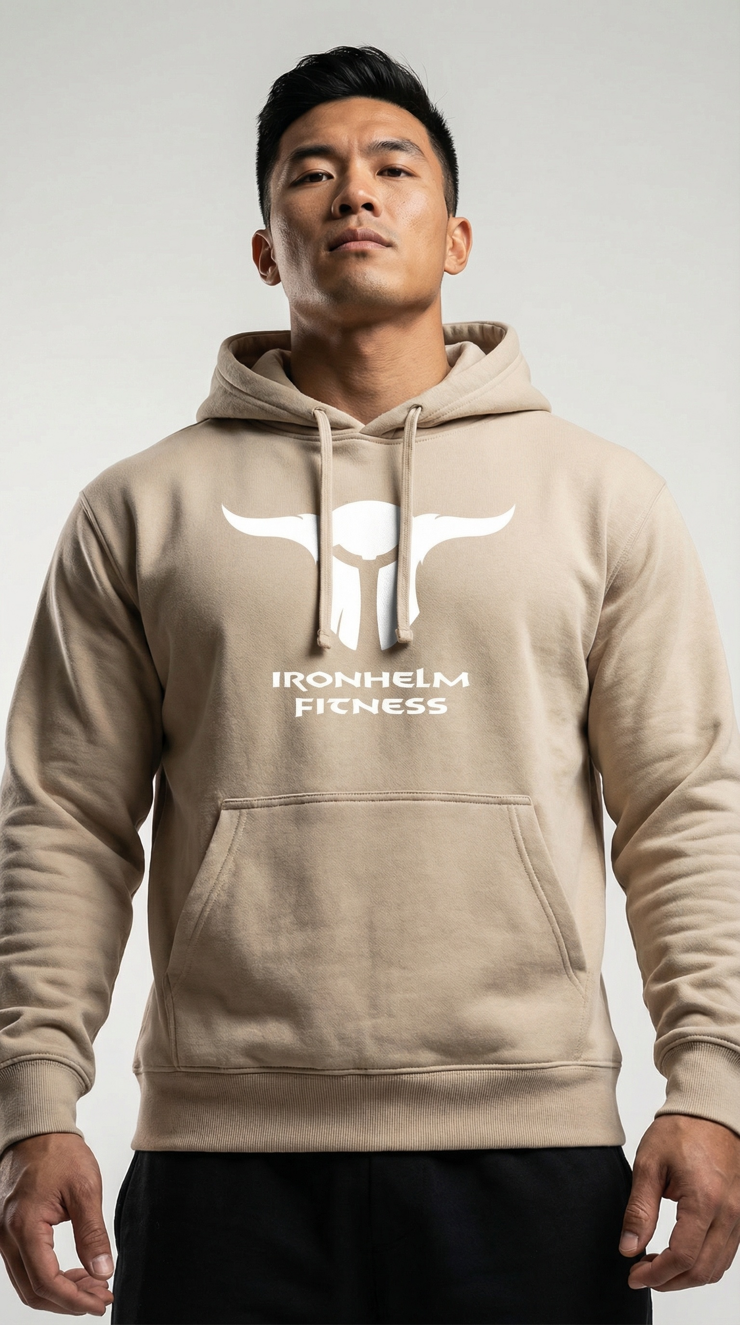 IRONHELM Fitness Hooded Pullover (Sandstone)