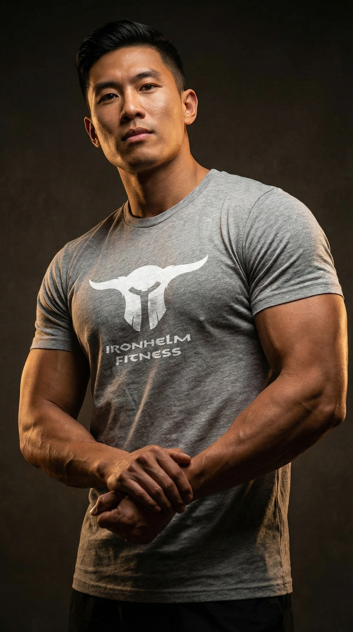 IRONHELM Fitness Shirt (Athletic Gray)