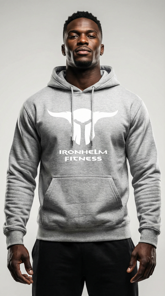 IRONHELM Fitness Hooded Pullover (Ash)