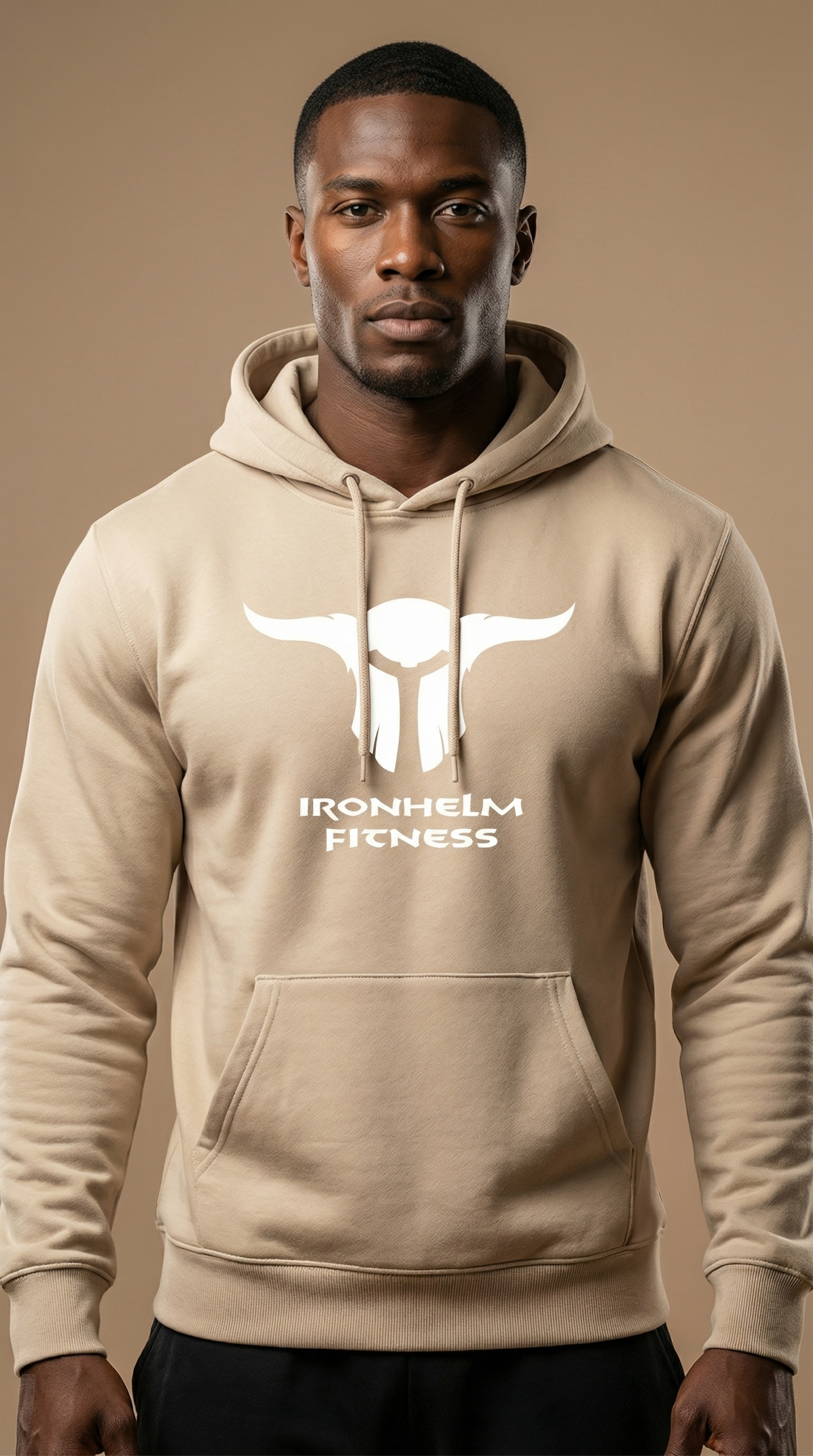 IRONHELM Fitness Hooded Pullover (Sandstone)