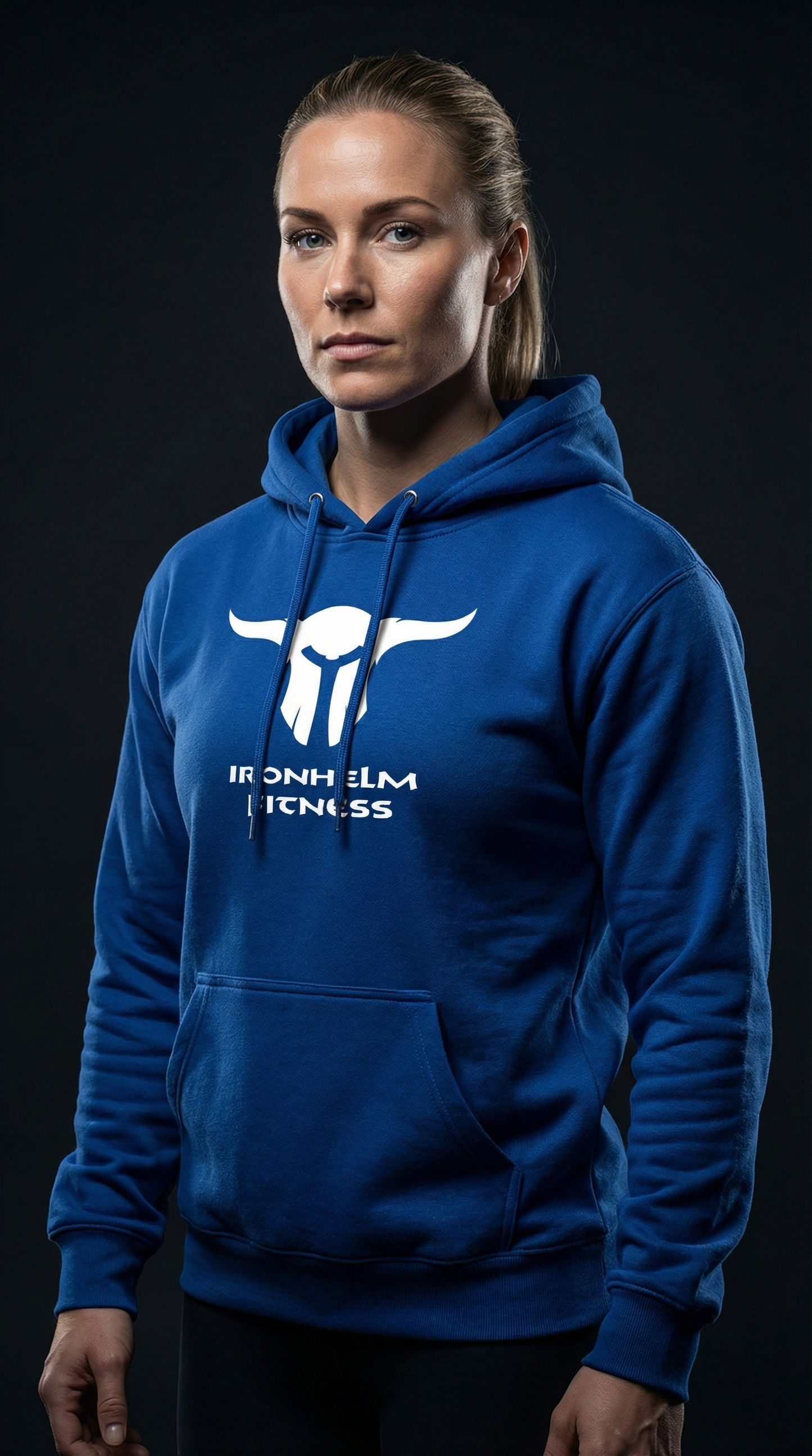 IRONHELM Fitness Hooded Pullover (Royal)