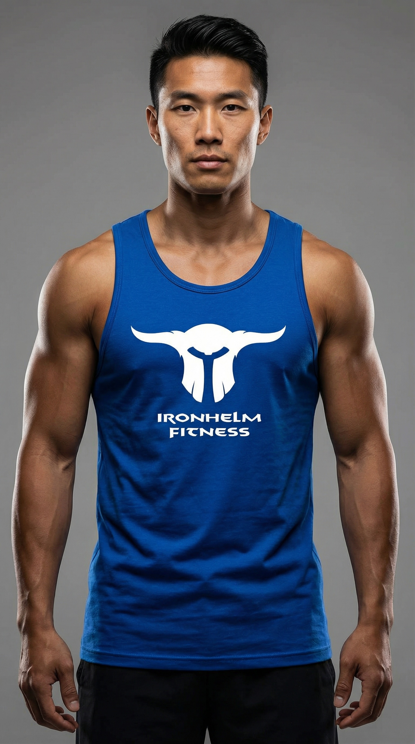 IRONHELM Fitness Tank Top (Royal Blue)