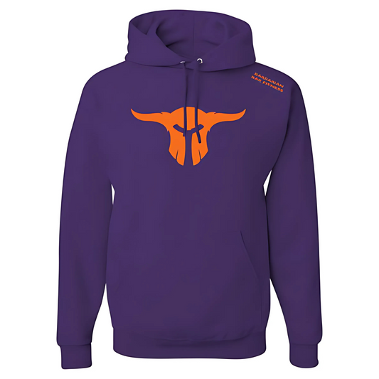 Barbarian Bar Hooded Pullover (Deep Purple)