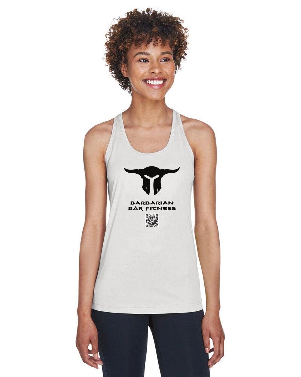 Barbarian Racerback Tank (Sport Silver)